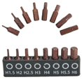 thumbnail image 6 of 8Pc Ph/Torx Star Screwdriver Bits 25Mm Hex Shank Security Magnetic Driver Bit Setb, 6 of 8