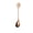 A, variant on 1pc Xingyue stainless steel spoon and fork creative star and moon shape spoon high-looking coffee spoon household dessert small spoon