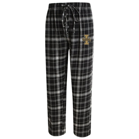 Men's Concepts Sport Black/Gray Idaho Vandals Ultimate Flannel Pants