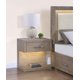 thumbnail image 1 of Kenora 1-Drawer Nightstand Bedside Table Barley Brown, 1 of 7