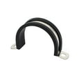 thumbnail image 2 of 40mm Dia EPDM Rubber Lined U Shaped Pipe Tube Wire Clamps Clips 3pcs, 2 of 2