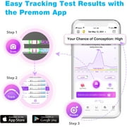 Easy@Home Ovulation Test Predictor Kit : Fertility Test for Women (Width of 5mm), Fertility Monitor Test Strips, 50 LH Strips