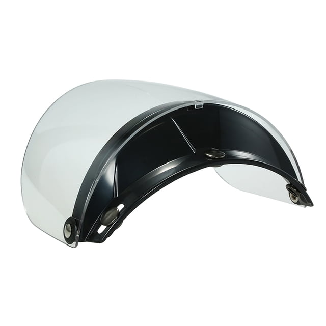 Lente del Escudo del Casco Hacia arriba Lente antidivuelos Lente de Visera Transparente para Cascos de Media Cara