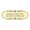 Ivory/Dark Brown, variant on Designer PLEASE TURN OFF THE TAPS AFTER USE Sign (Black Gold) - Medium