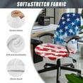 thumbnail image 6 of Renewold American Flag Fireworks Office Computer Chair Cover Non-slip Protective Boss Rotating Office Chair Cover Desk Chair Protector Cover with Elastic Bottom, S, 6 of 7