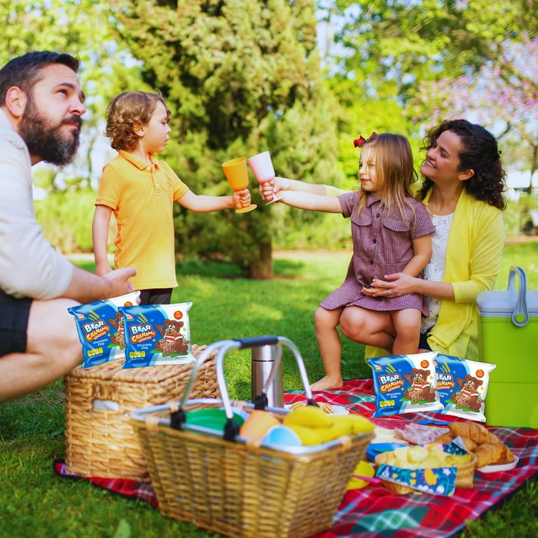 Sobisk Chocolate Chip Teddy Bear Cookies, 10-Pack Delicious Whole