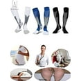thumbnail image 5 of Gustave 2 Pairs Compression Socks for Men Women 20-30mmHg BEST Medical Sport Nursing Varicose knee high Socks Athletic Socks for Marathon,Soccer,Travel & Flight "Black,XXL", 5 of 10