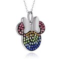 thumbnail image 5 of Disney Minnie Mouse Rainbow Crystal Pendant Necklace, 5 of 7