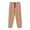 Bronze, variant on Men Metal Tip Drawstring Elastic High Waist Square Patch Pocket Cuffed Ankle Loose Knit Jogger Pants Deep Side Slip Pockets Wrinkle Free Loungewear Gym Trousers XXXXL