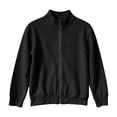 thumbnail image 4 of Busydd Boys and Girls Corduroy Jacket 4-15 Years Casual Solid Color Long Sleeve Fall Jacket Trendy Ribbed Zip Up Stand Collar Jacket Outerwear, 4 of 9