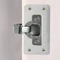 thumbnail image 5 of MLINS  8 Pcs Cabinet Door Repair Board Locks Knob with Deadbolt Silver, 5 of 8