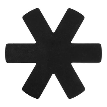 Pot and Pan Protectors for Stacking, 3 Pack 350mm Felt Pan Protectors, Black