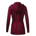 thumbnail image 3 of FashionMille Women Slim Fit Hooded Military Lightweight Thin Anorak Hoodie Jacket, 3 of 5