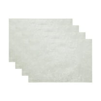 Elrene Home Fashions Poinsettia Elegance Jacquard Holiday Set of 4 Placemat, 13x19