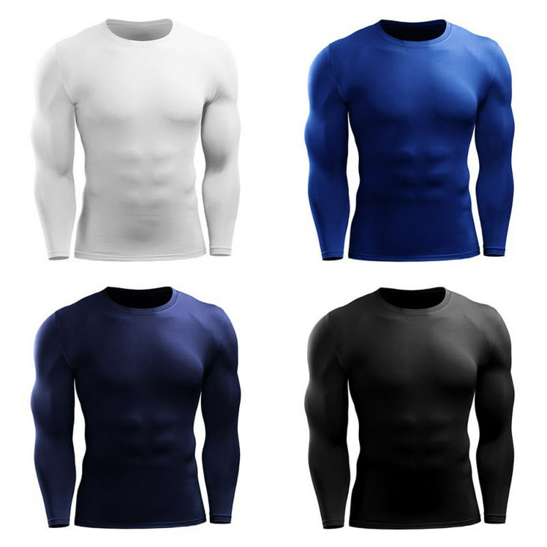 White Compression Shirts For Men Mens Pure Cotton Mesh Long Sleeved  Shoulder Drop Fitness Breathable Mesh