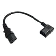 thumbnail image 1 of C14 Macho ángulo A C13 Hembra De Servidor De PDU De Reemplazo Del Cable De Alimentación Soledad IEC320 C14 Macho a C13 Hembra, 1 of 8