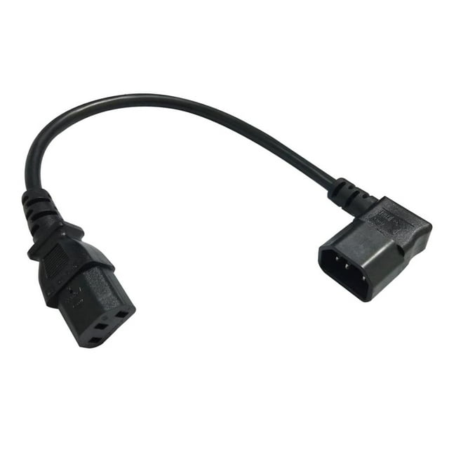 C14 Macho ángulo A C13 Hembra De Servidor De PDU De Reemplazo Del Cable De Alimentación Soledad IEC320 C14 Macho a C13 Hembra