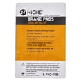 thumbnail image 2 of Niche Front Brake Pad Set for Kawasaki KL650 Semi-Metallic Motorcycle 519-KPA2318D, 2 of 4