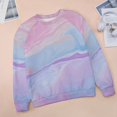 thumbnail image 6 of Colorful Marble Pattern Womens Oversized Sweatshirts Hoodies Crewneck Casual Tops Comfy FallWinter Clothes 2024, 6 of 7