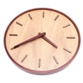 thumbnail image 4 of Reloj de pared, reloj de pared de madera, reloj de pared de madera silencioso, reloj de pared de madera, funcionalidad versátil, 4 of 12