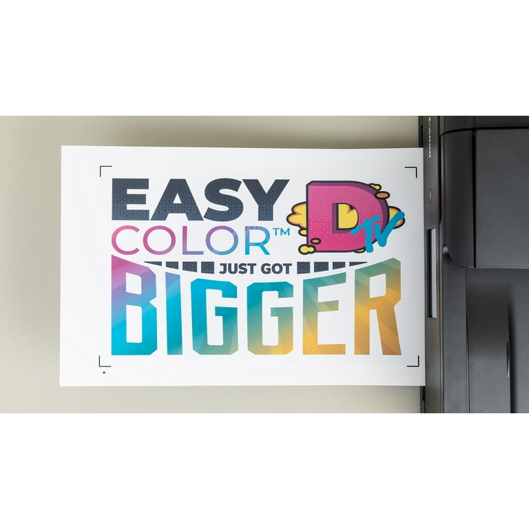 Siser EasyColor™ DTV™ Inkjet Printable Heat Transfer Vinyl – CSDS Vinyl