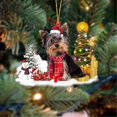 thumbnail image 5 of Christmas Pendant Cartoon Dog Pattern Shatterproof Wooden Xmas Tree Hanging Sign Home Decor Jikaix, 5 of 5