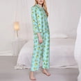 thumbnail image 2 of Bingfone Womens Pajama Sets Doggy In Bubble Bath Print,Long Sleeve Loungewear Pajamas Set-XX-Large, 2 of 8