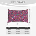 thumbnail image 6 of Naloa Summer Flamingo Pillowcase, Throw Pillowcase, Wrinkle-Free, Stain-Resistant with Hidden Zipper for Bedroom Sofa - 20"x30", 6 of 9