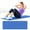 Blue, variant on 68.11 inch TPE Yoga Mat Fitness & Exercise Mats Large Size 68.11"L x 22.83"W Non-Slip Anti-Tear For Women Men,Blue