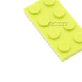 thumbnail image 1 of 2x4 Dots Base Plate 100PCS Building Blocks Bulk Parts Create Educational DIY MOC Bricks 3020 Compatible All Major Brand Light green, 1 of 6
