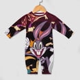 thumbnail image 4 of Looney Tunes Cartoons Baby Long Sleeve Footless, Infant Playsuit Romper Jumpsuits for Boys Girls, 4 of 8