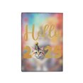 thumbnail image 2 of Hello 2025 Manx Celebrates Happy New Year Firework Balloon Travel Passport Wallet Cat Lover Kitten Owner Gifts PU Leather Passport Holder Cover - 02024, 2 of 5
