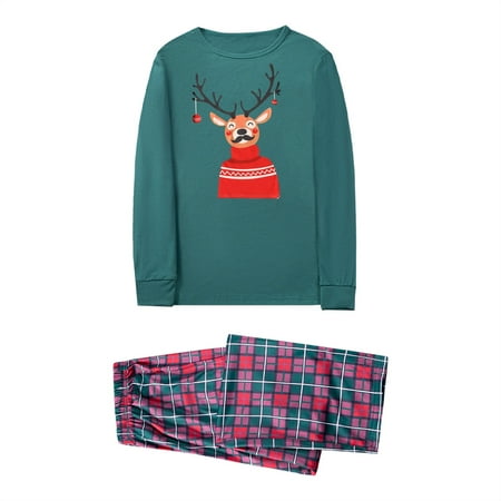 

Parent Child Men s Dad Clothes Parent Child Warm Christmas Suits Plaid Print Home Clothes Dad Suits