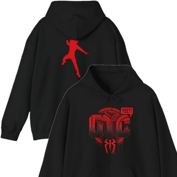 OTC Yeet Roman Reigns Jey Uso Black Hoody Sweatshirt
