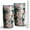 Pink And White, variant on Watercolor Flowers 20oz Tumbler Stainless Steel Double Wall Vacuum Insulated Coffee Mug Travel Cups for Wife Mom Daughter Sister Friend Coworker, Metal Straws and Brush