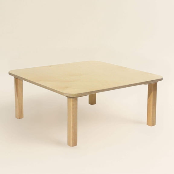Wooden Square Table for Toddlers and Children