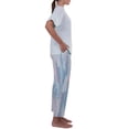 thumbnail image 4 of N Natori Studio Women's Short Sleeve Top and Capri Pant Sleep Set, 4 of 4