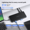 thumbnail image 5 of iVANKY 14-in-1 FusionDock Pro 1+ MacBook DisplayLink Docking Station with 180W Power Adapter, Triple 4K@60Hz Monitor for M1/ M2/ M3/M4 Mac Air/Pro Dock 3HDMI 2.0, 5 of 8