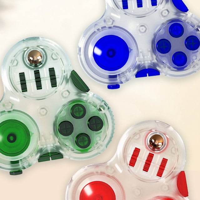 Cubo con 10 funciones Fidget Controller Pad, juguete giratorio para aliviar el estrés