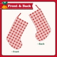 thumbnail image 2 of Vsdgher Checkered Christmas With Snowflakes Christmas Stockings 18 inch Large Kids Stocking Bags Hanging Socks for Christmas Decor Decorations, 2 of 7