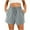 Gray, variant on AherBiu Pajama Shorts for Women Drawstring Elastic Waisted Wide Leg Comfy Loungewear Summer Shorts with Pockets