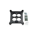 thumbnail image 1 of Edelbrock Carburetor Spacer 8711 For Use With Square Bore Flange; 4-Hole Center; 1 Inch Thick; Black; Phenolic Plastic; Studs and Washers, 1 of 4