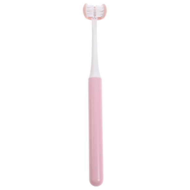 Cepillo de dientes adulto Cepillo de dientes de 3 lados Cepillo de dientes oral Cepillo de limpieza Pinceles de cuidado de los dientes