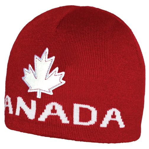 Get Red Canada Fine Knit Beanie