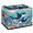 Multicolor 4, variant on CURLYOOT Boho Ocean Sea Tropical Storage Bin with Zipper Lid, Fabric Storage Basket with Handles, Decorative Foldable Storages Box Clothes Organizer for Closet, Shelf