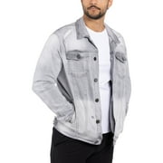 X RAY Jeans Mens Denim Jacket, Grey, S