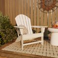 thumbnail image 5 of DecMode Indoor Outdoor Resin Adirondack Chair - White, 5 of 23