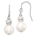 thumbnail image 1 of 925 Sterling Silver Freshwater Cultured Pearl/bead Drop Dangle Chandelier Earrings, 1 of 6