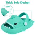 thumbnail image 6 of Kids Shark Cloud Slides Toddler Boys Girls Shower Slippers Boys Girls Cute Cartoon Fish Flip Flops Beach Pool Home Sandals Quick Dry Non-Slip, 6 of 7