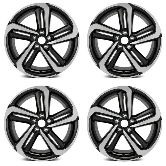 19" Set of 4 Brand New 19" 19X8.5 Alloy Wheel For 2018-2022 HONDA Accord OEM Design Replacement 10 Spoke Rim
